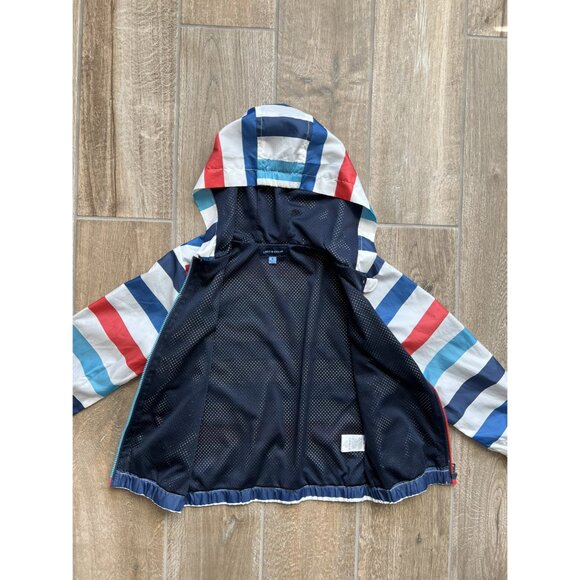 Andy & Evan Boys Striped Hooded Jacket Sz 6 - Picture 4 of 8